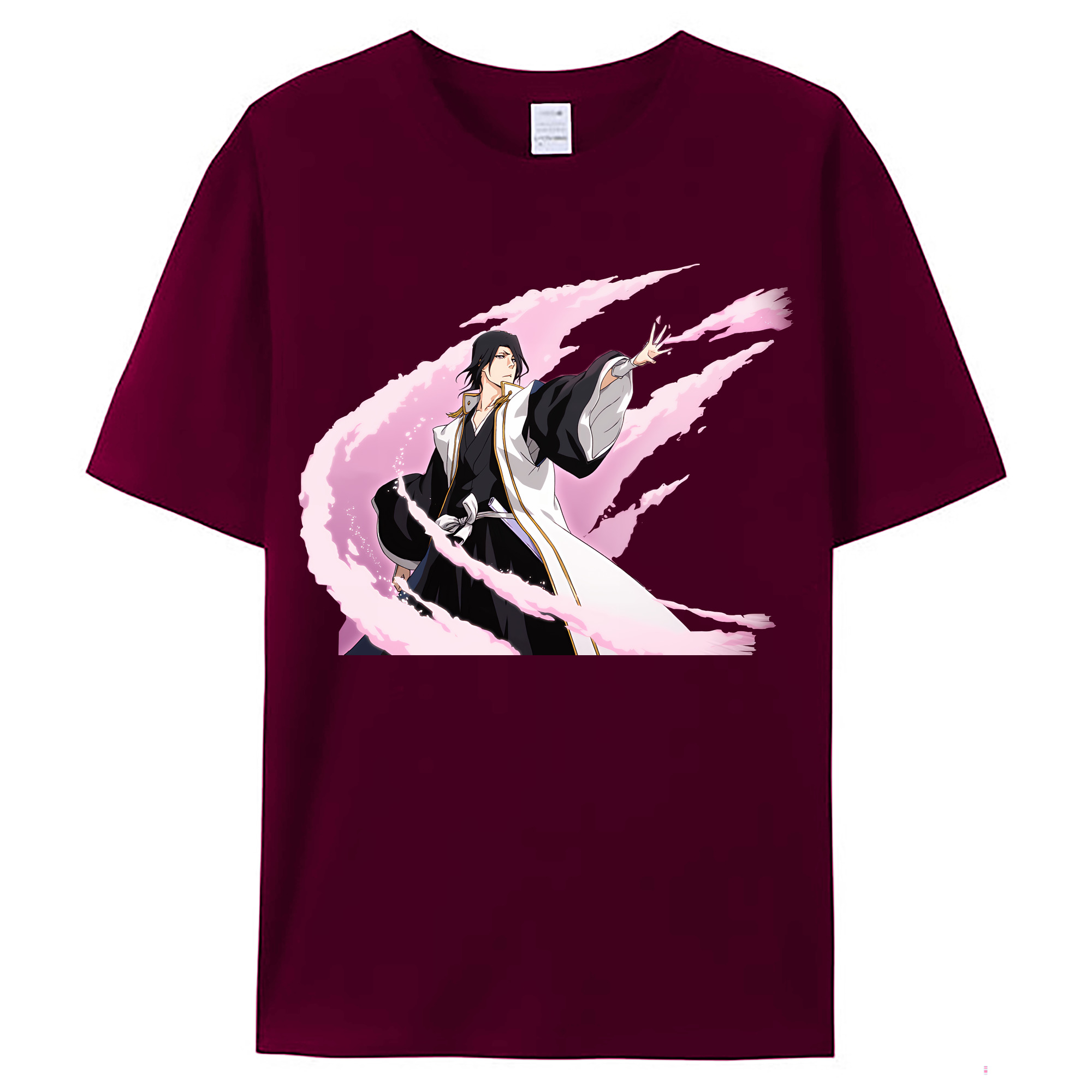（画像用） ブリーチ くちき びゃくや BLEACH Kuchiki Byakuya レディースカジュアルプリントTシャツ（綿100％）